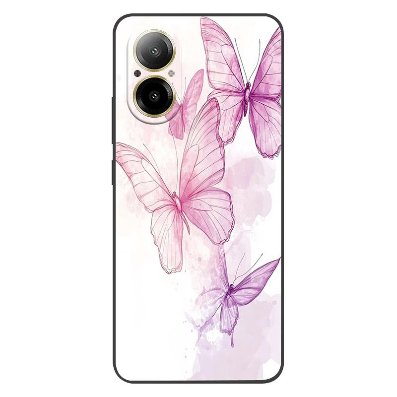 Pro Realme C67 4G C65 Pouzdro Mramorové Měkký Matný Silikonový Zadní Kryt Pro Realme C53 C55 Celé Tělo Telefonu RealmeC67 Coque Fundas