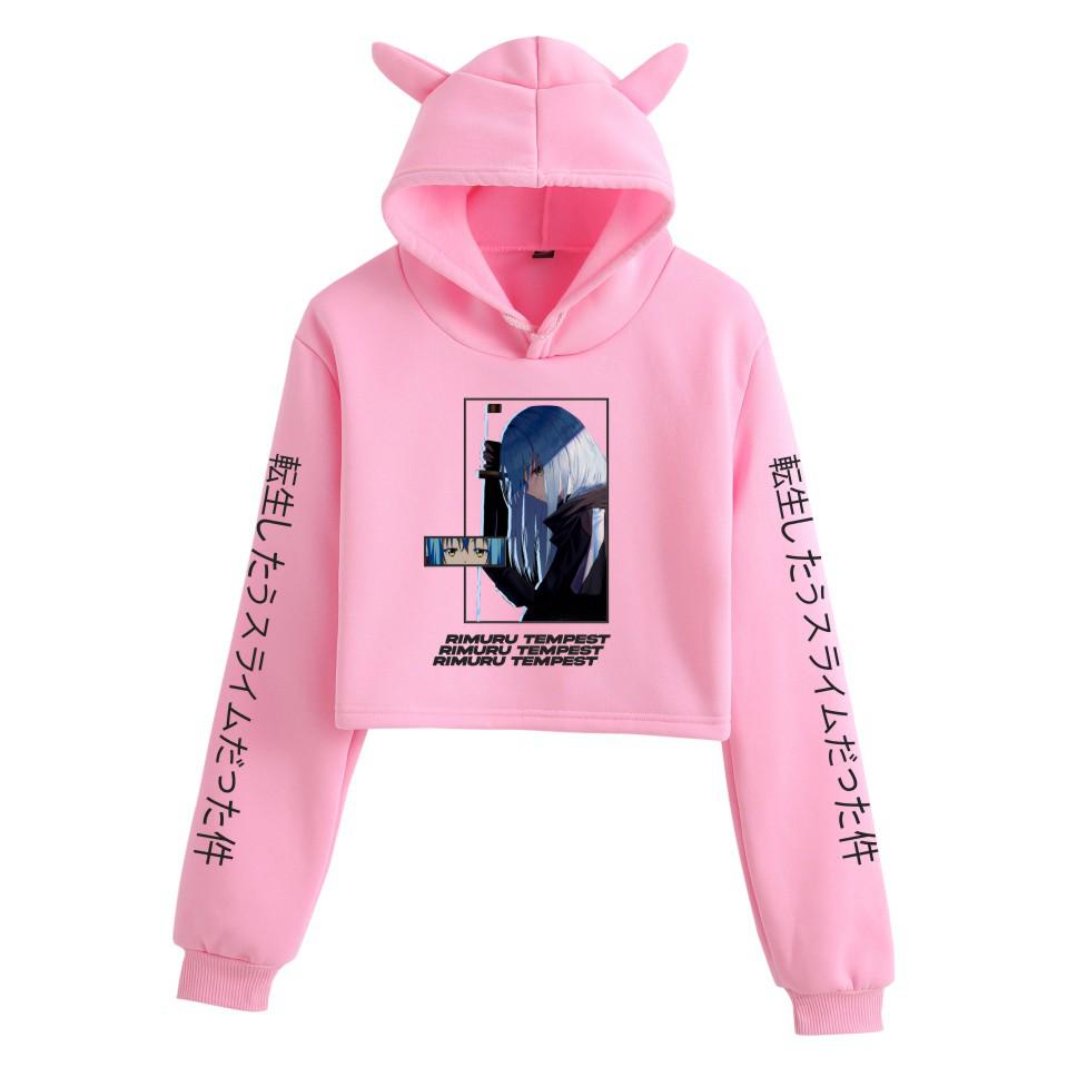 New Women's Cat Ear Hoodie: Reincarnated as a Slime Design