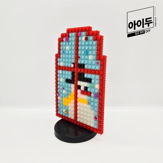 

I-Do DIY Mini Block Christmas Делаем снеговика, деформируем блок за окном