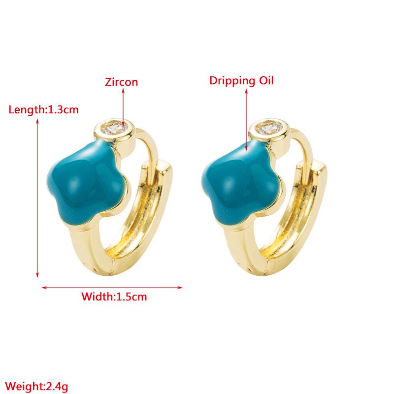 Women's Hoop Earring Bohemian O Shaped Creative Rice Beads Exaggerated Accessories Earrings