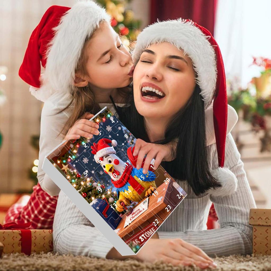 2D Advent Calendar 24 Days Countdown Calendar With Musical Character Collectibles, Advent Calendar