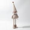 Khaki Christmas Card Series: Retractable-Leg Reindeer, Snowman, and Bear Figurine Ornaments