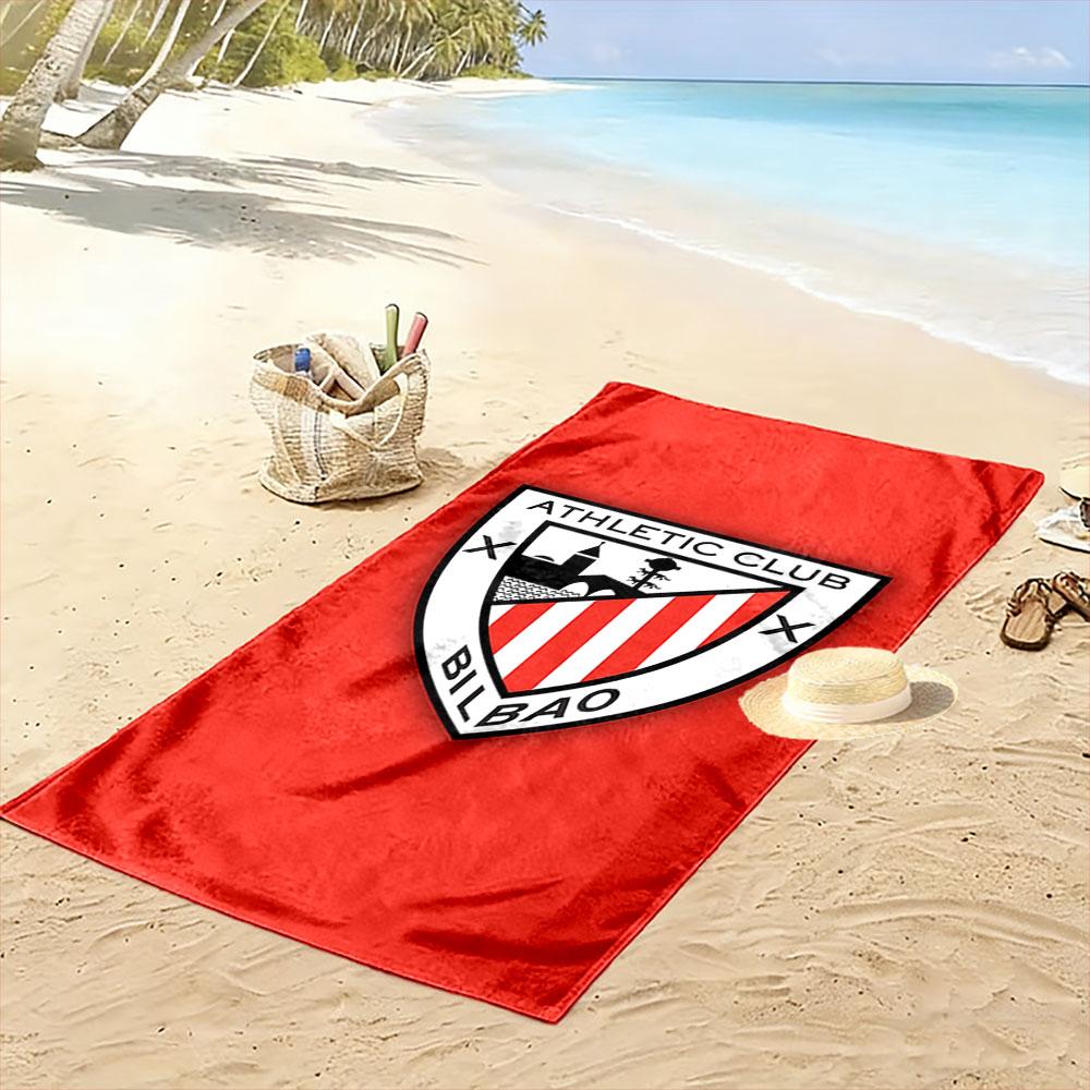 Athletic Club Bilbao Logo Handtuch Ein Muss für den Strandurlaub