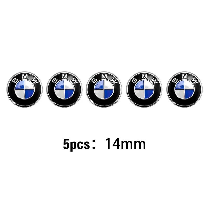 BAGH3 Car Sticker Car Key Shell Badge Sticker 3D Aluminum Auto Key Remote Fob Decals For BMW E46 E90 E60 F30 F10 E39 E36 F20 G30 G20 E