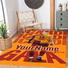 Galatasaray 360 Customized Name Floor Rug Office Rug Design for Dining Room Game Room Balcony Dormitory Anti-slip Rug Office Home Decor
