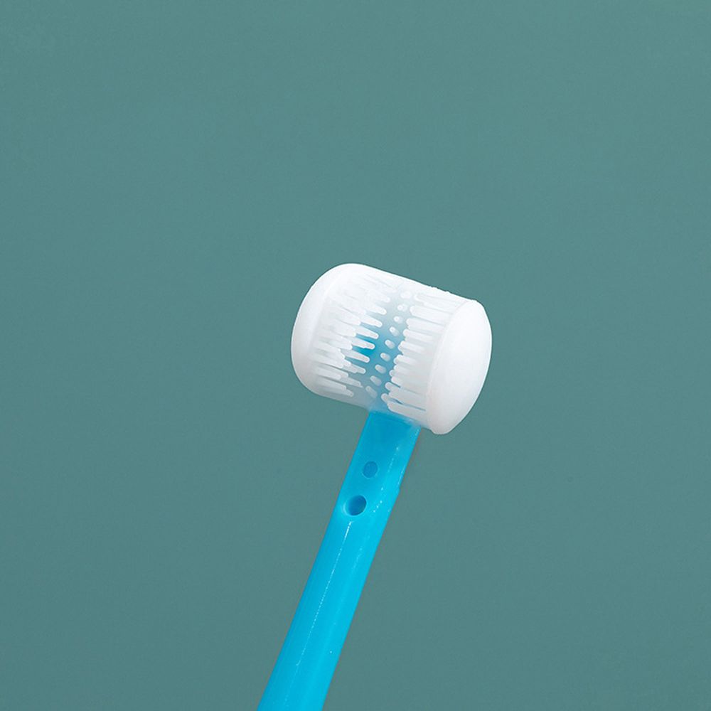 Age 2-12 Silicone Brush Oral Care Brush Three Sided Toothbrush Children's Toothbrush Tooth Brush