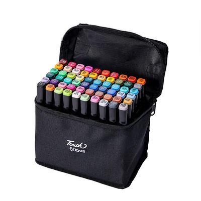 30/40/60/80 Colors Alcohol Felt Markers Pens Dual Tip Permanent Artist Art School Supplies Manga Sketching Markers Student Gift