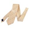 Michiko London Brand Tie Made Japan Nishijin Weaving 100 Silk Jacquard Weave Square Pattern.