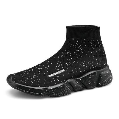 Zomer Zwarte Sokken Sneakers Mannen Slip op Sportschoenen Man Flats Mode Unisex Ademend 2024 Volwassen Casual Vrouwen Schoen