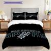 San Antonio Spurs Passion Court Bedding(1 * duvet cover + 2 * pillowcase, without core)Bedding set Duvet cover and pillowcase Christmas birthday gift