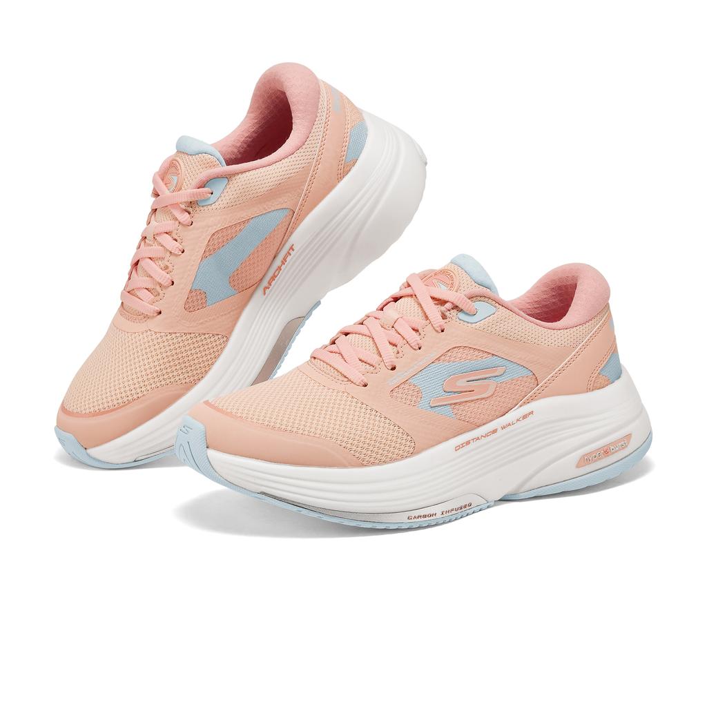 Skechers Go Walk Distance Walker Soft Comfortable Non-Slip Durable Low-Top Casual Running Shoes Women Sneaker Pink 125133-PCH