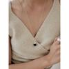 Onyx Bell Drop Necklace