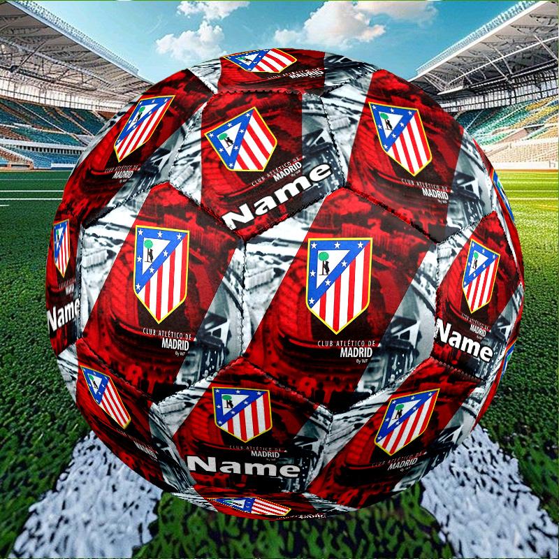Custom Name Personalized Football team-A Print Size 5 Soccer Ball Training & Match Football, for Team, Kicking, Gift for Football Enthusiasts
