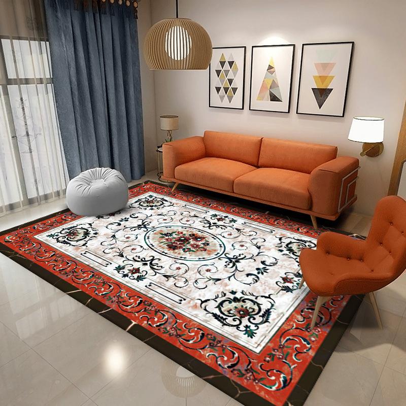 European Style Carpet Living Room Simple Coffee Table Sofa Bedroom Bedside Carpet Household Large Area Carpet