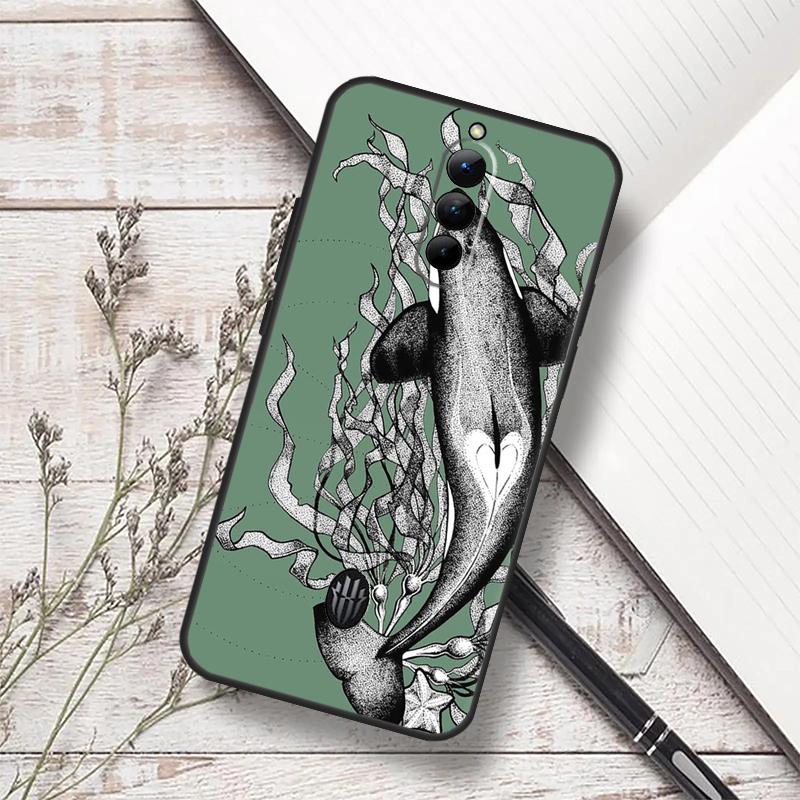 Orcas Whale Case For ZTE Nubia Red Magic 10S 9S 8S 8 9 10 Pro Plus 6 7 6S 7S Pro RedMagic 10 Air Cover