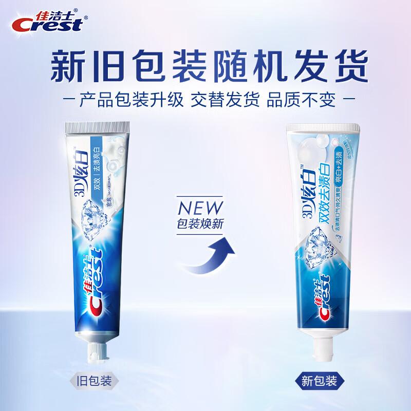 Crest 3D White Dual-Action Stain Eraser Toothpaste