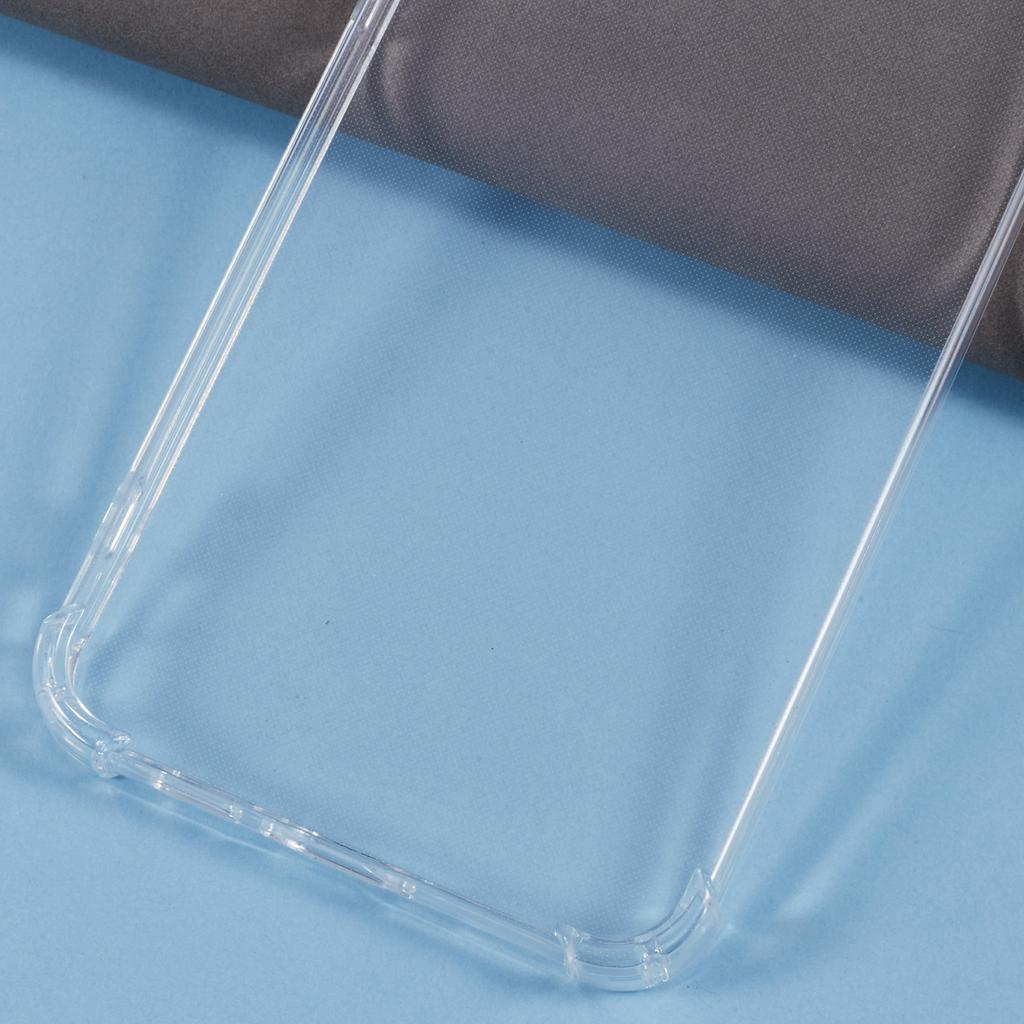 For Samsung Galaxy S24 FE Clear Case Four Corner Reinforced Protective Soft TPU Phone Cover