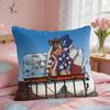 Singer CBeyonce Cowboy Carter Cushion Cover Square Short Plush Pillow Case Living Room Sofa Home Decor Funda X