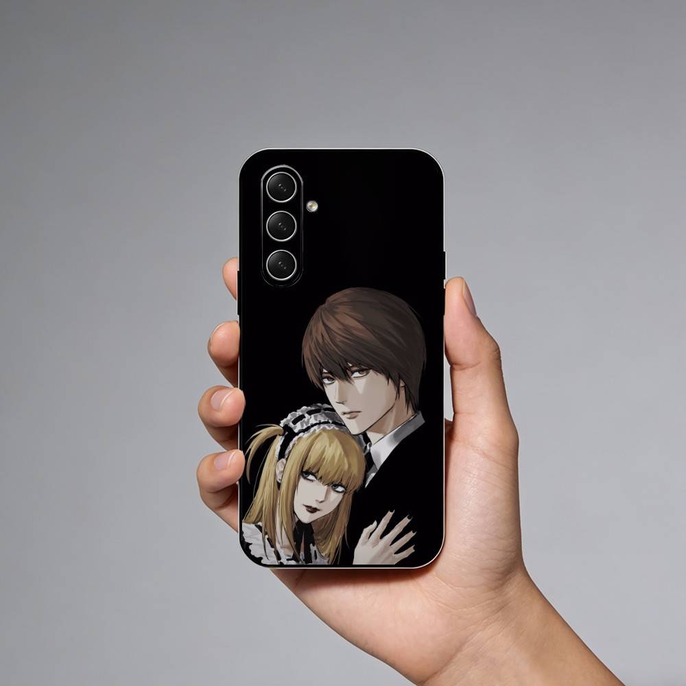 Anime D-Death Note Phone Case For Samsung Galaxy A73,A21s,A22,A31,A52,A53,A71,A41Soft Black Shell Samsung a22 5g
