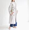 ROPE PICNIC Stand Collar Spring Coat Light Exclusive Women's (GDO13010, Gray) [Web Size 38T]