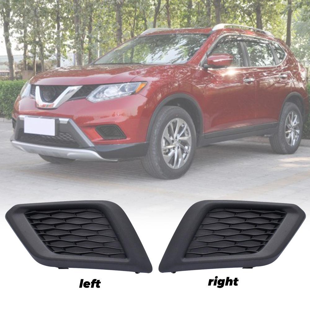 2x For Nissan X-Trail Xtrail Rogue 2014 2015 2016 Fog Light Cover Foglights Covers Frame Headlights Grille Grill Car Accessories