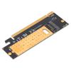 M.2 to PCIE3.0 Adapter 8GB S Speed PCIE X16 Slot Free Expansion 2280 2260 2242 2230 with Heat Emission Hole for Windows