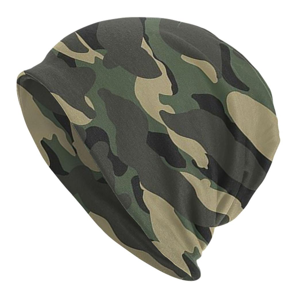 Camo Camouflage Army British DPM  Unisex Women Adult Beanies Caps Knitting Bonnet Hat Warm Hip Hop Autumn Winter  Skullies Hats