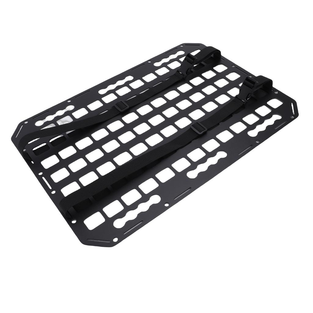 Hliníkový tečkovaný panel pro korbu nákladního vozidla, odolný, lehký, modulární úložný nosič pro sedany, SUV, pick-upy, nákladní vozidla, obytné vozy 21,26 x 15 x 0,08 palce