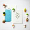 6/12Pcs Cartoon Potted Plants Refrigerator Magnet 3D Resin Succulents Fridge Magnet Memo Notes Photo Holder Home Kitchen Office Decoration