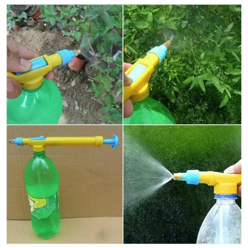 Beverage Bottle Trolley Sprayer Household Watering Green Plant Air Pressure Nozzle Atomizing Spray Bottle