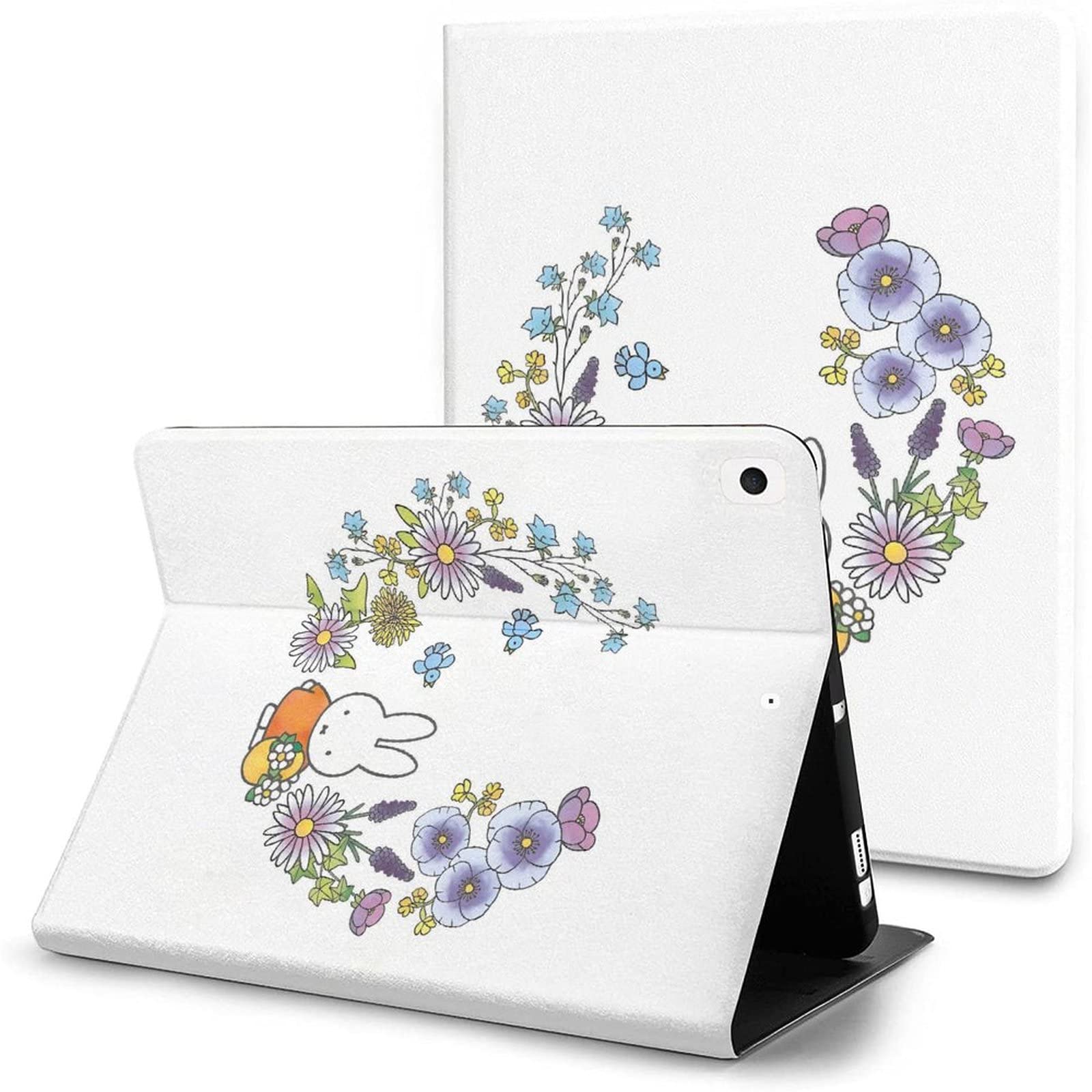

Reloading [Compatible with iPad 9th Generation/iPad 10th Generation/iPad Air 4/iPad Air 5] Miffy & Snoopy iPad Case Cover with Pen Storage, TPU, Auto