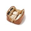 EACHY Cosmetic Pouch Makeup Large Capacity PU Leather Water-resistant Full Open Travel Women Brush Storage Skincare Toiletries Business Trip Portable