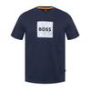 BOSS T-shirt da uomo in cotone con logo cucito