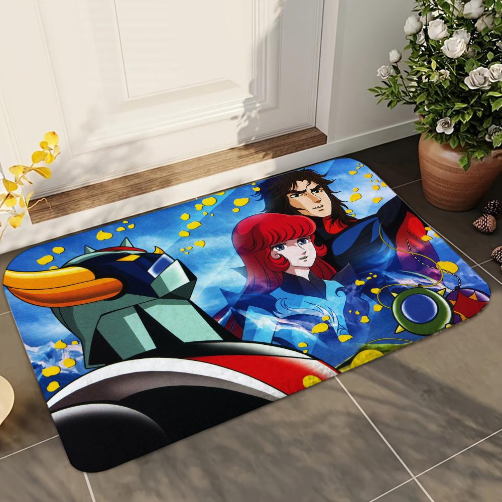 1pc G-Goldorak G-Grendizer UFO Robot G-Goldrake Mats Anti-Slip Mats Home Decor Supplies Carpets Home Kitchen Floor Mats