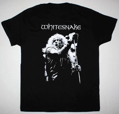 David Coverdale Whitesnake In Concert Men T-shirt Black Unisex S-4XL