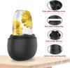 Kitch cuT Ice Roller For Face, Neck and Body | For Puffy Eyes | Unbreakable and Reusable | Glowing and Clear Skin, Pack of 1 (Black)