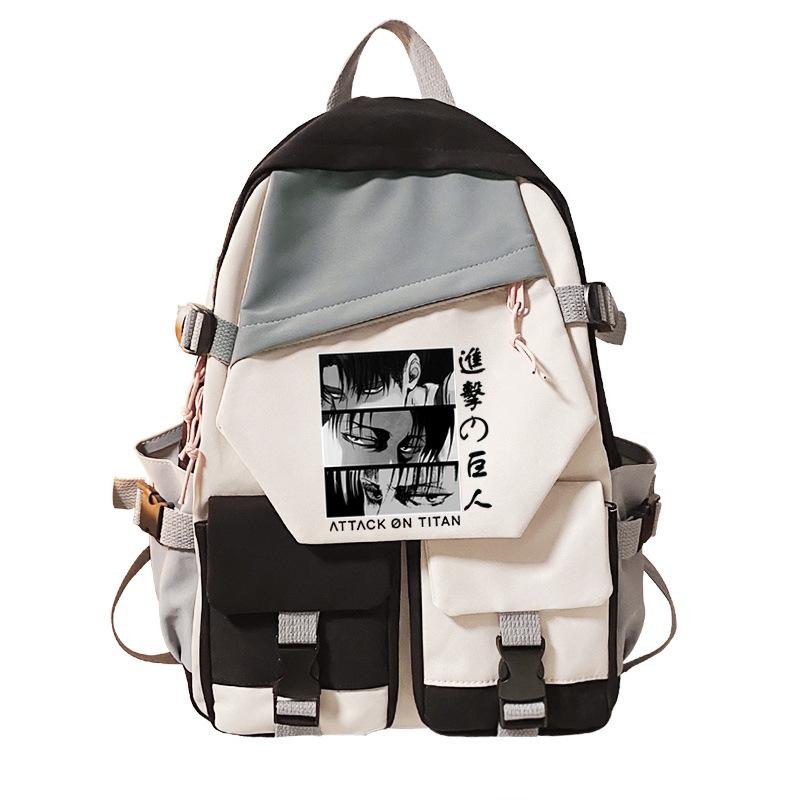 Angriff auf den Riesen Peripheren Bedruckten Rucksack Tagesfreizeit Studenten Schultasche