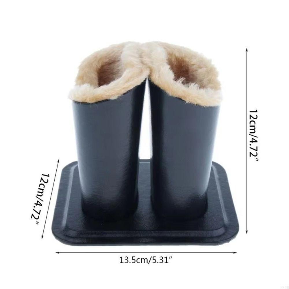 Lined Eyeglasses Holder PU Leather Pattern Double Glasses Stand Case Protective Anti-scratch Glasses Storage Organizer Unisex