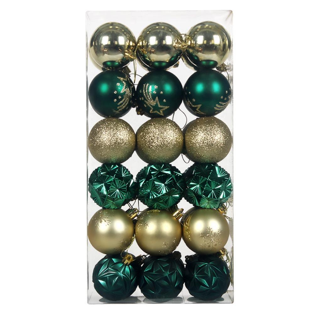 36PCS Hanging Design Xmas Tree Ornaments Tree Decor Set Christmas Pendent Ornaments For Home Decor