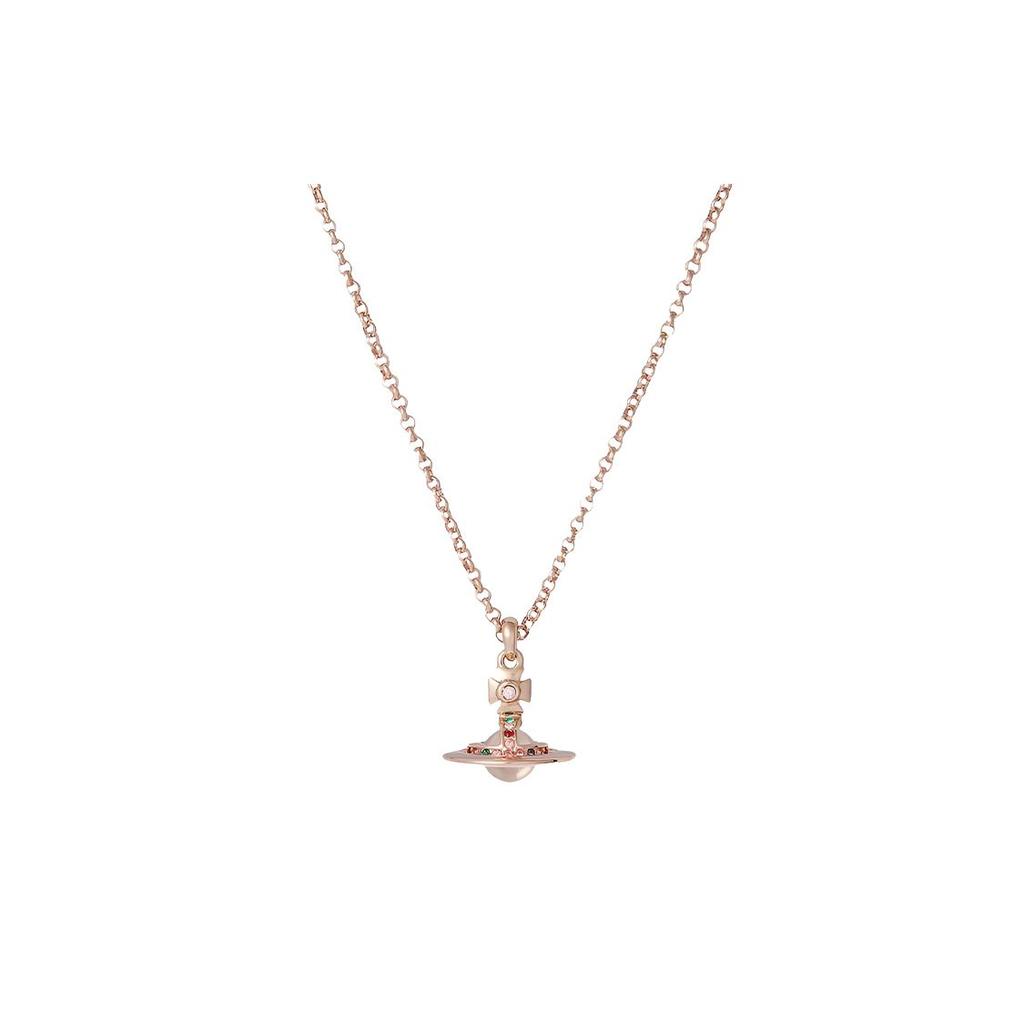 VIVIENNE WESTWOOD Small Saturn Pendant Women Jewelry Rose-Gold 63020098G002G002