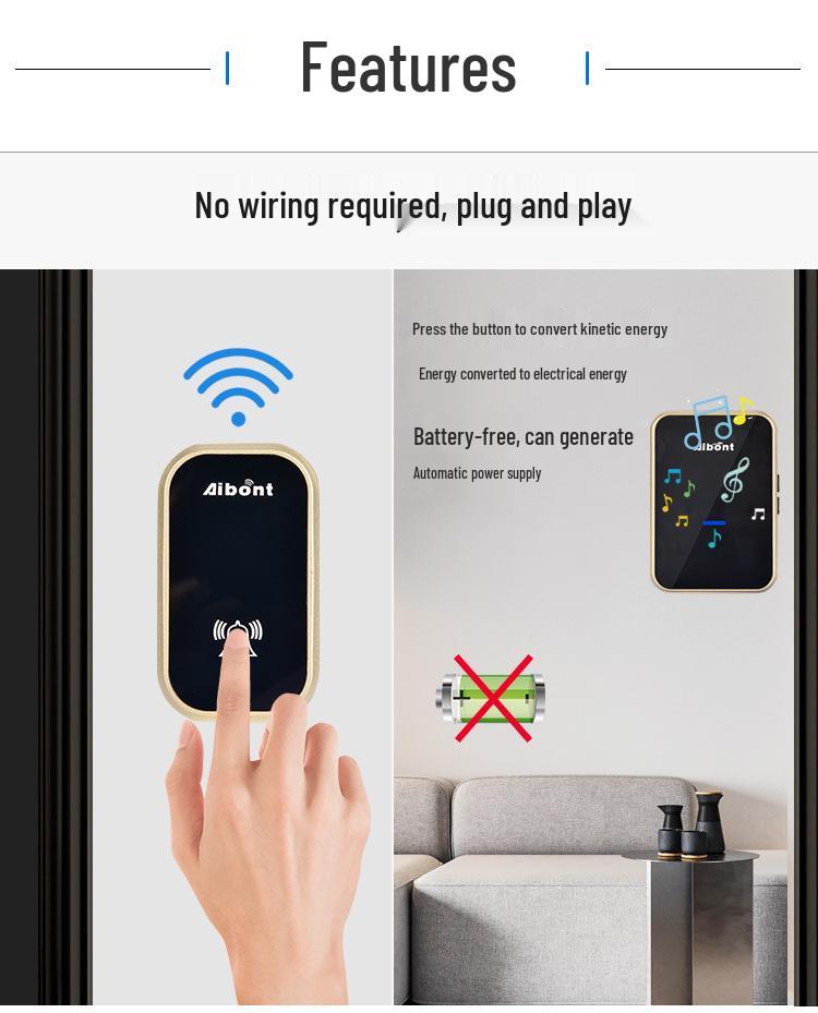 Self-Powered Long-Range Smart Wireless Doorbell for Home Use