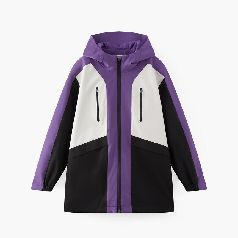 MQD Boys' Hooded Outdoor Windbreaker Jacket