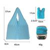 Large Capacity Shopping Bag Fold Stretch Bag Bubble Elastic Bag Multi Purpose Bubble Elastic Paddy Bag