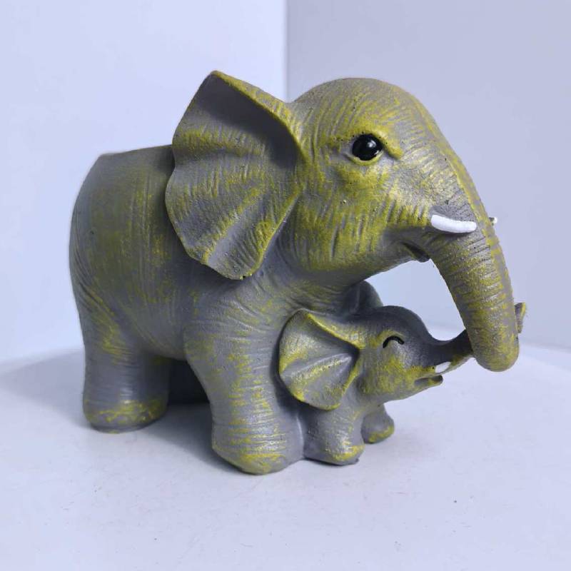 Creative Elephant Plant Pot Resin Garden Decor For Outdoor Yard And Balcony