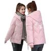 Cotton jacket women's short winter Korean version loose thickened student bread suit new hooded small man down padded jacket jacket