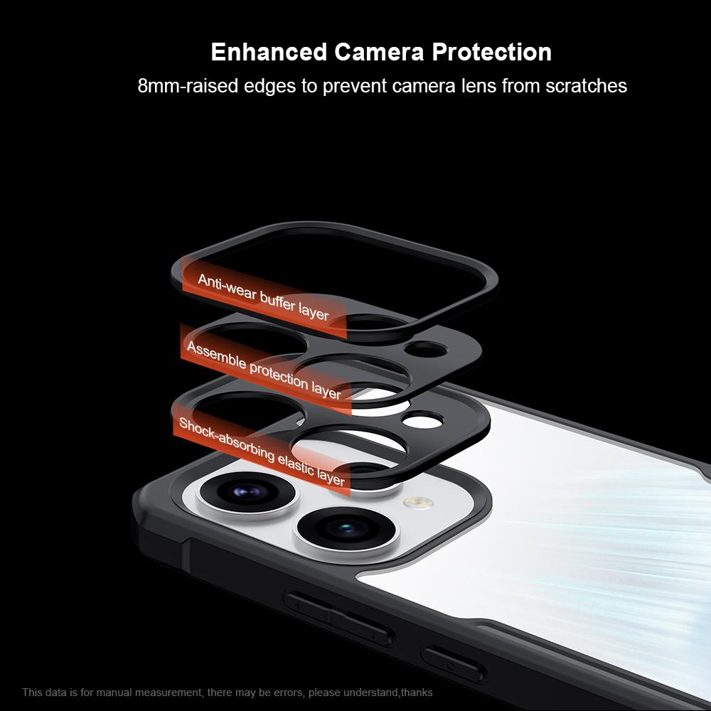 XUNDD Phone Case For Oppo Reno15 5G (Global) / 15c 5G (China) Dropproof TPU + Acrylic Clear Back Phone Cover