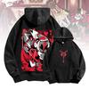 Hazbin Hotel Angel Dust Husk Anime Hoodies Men's Women's Clothing Harajuku Washed Streetwear Oversized Long Sleeve Cotton Hoodie