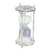 Antique Sand Hourglass Timer Metal Elegant 15 Minutes Decorative Hourglass for Wedding Home Desk