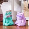 Ceramic Metaphysical Frog Ornament Cartoon Kid's Piggy Bank Creative Wine Cabinet Living Room Desktop TV Cabinet Decorative Gift