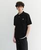 Deonseuteupomaen Leather Logo Polo Shirt_Unisex_Udts6B122_Black